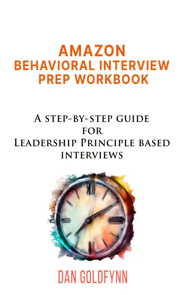 cover image for Amazon Leadership Principles Interview Prep Workbook 
